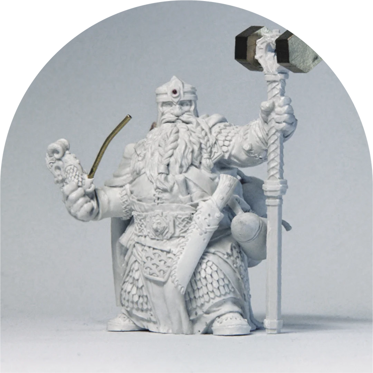 Miniatura Artesanal para Pintar de Ragnarök