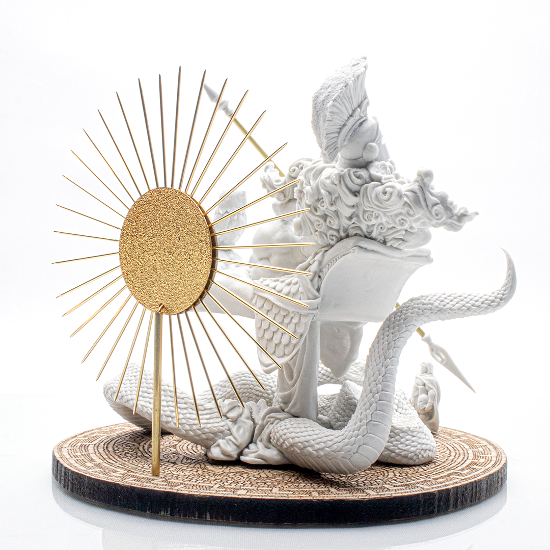 Miniatura Artesanal para Pintar de la Diosa Griega Atenea