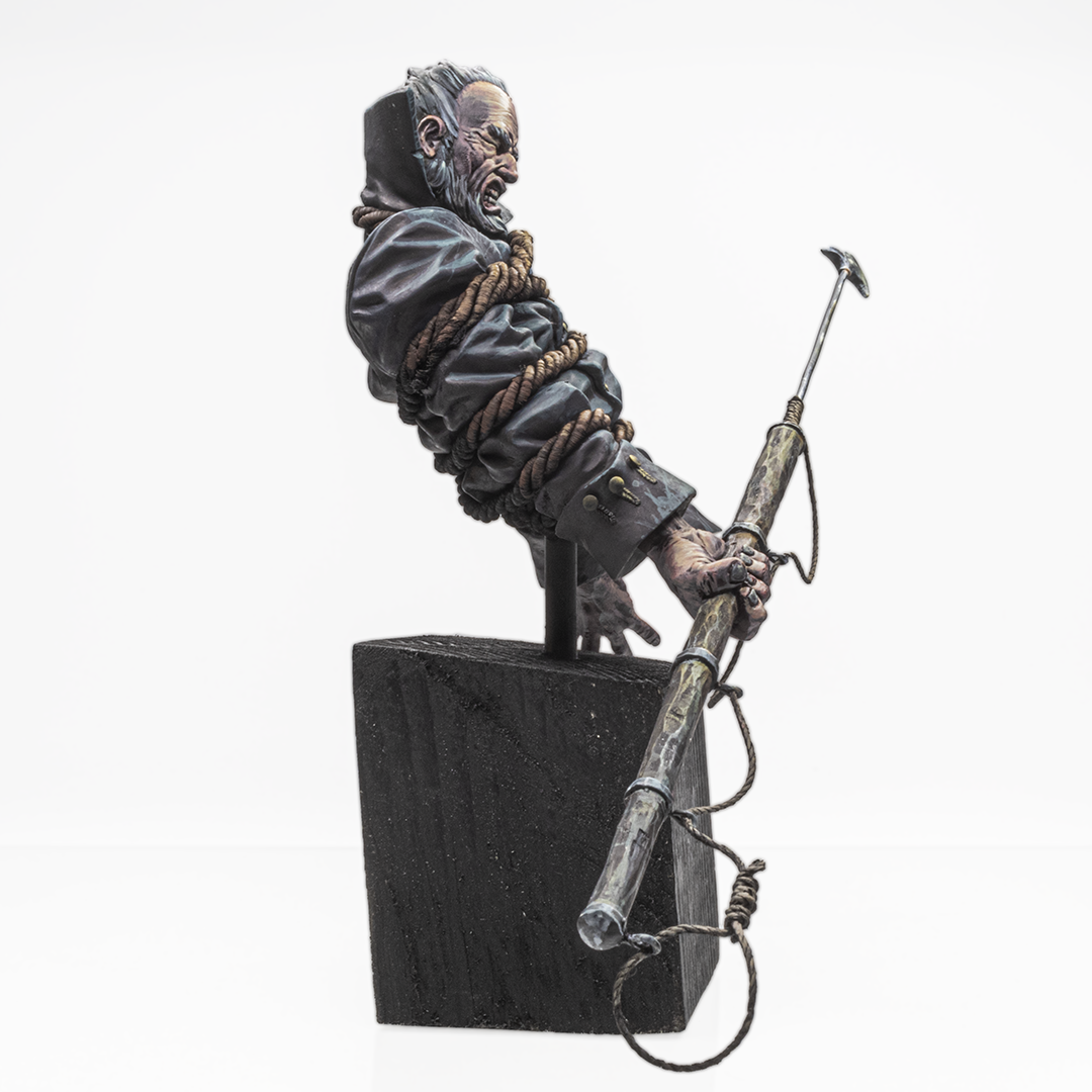 Miniatura Artesanal para Pintar del Capitán Ahab de Moby Dick