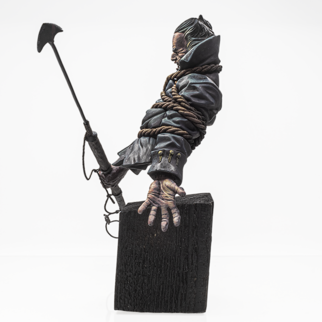 Miniatura Artesanal para Pintar del Capitán Ahab de Moby Dick