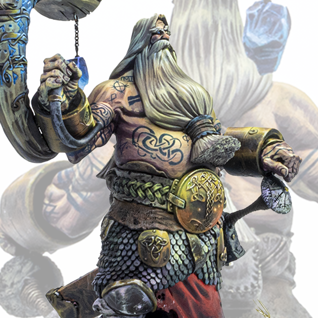 Miniatura Artesanal para Pintar de Heimdallr
